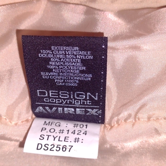 Avirex Bomber Jacket Men's Authentic Type A-2 Leather Flight Jacket Size Small - Picture 13 of 14